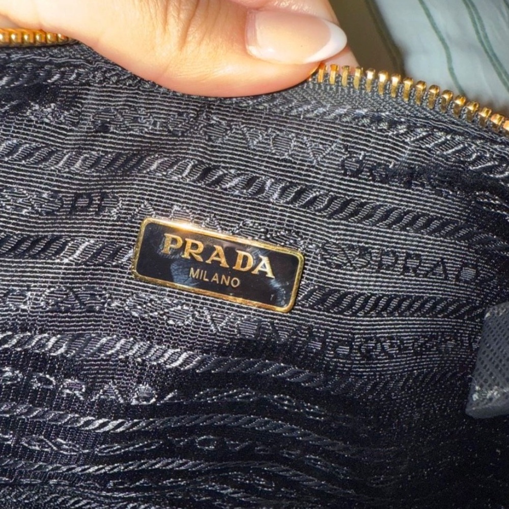Prada Black Re Edition Saffiano Leather Mini Bag - Picture 12 of 13